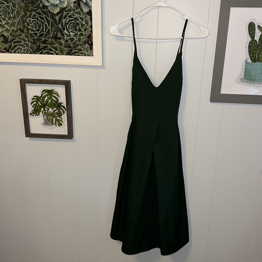 Midi strappy back formal dress